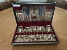 Vtg.Viner's EPNS  A1 Sheffield England Flatware Set for 6 RARE FIND Discontinued