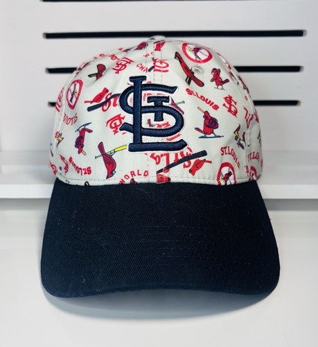 St Louis Cardinals MLB Baseball Cap Strap Back All Over Print Limited Stadium