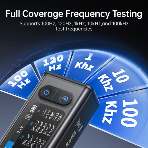 LCR-ST2 Smart Tweezer SMD ESR Tester High Accuracy LCR Diode Multi-Frequency 100 - Bild 5 von 10