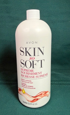 Avon Skin So Soft Supreme Nourishment Body Lotion Bonus 33.8oz New DISCONTINUED