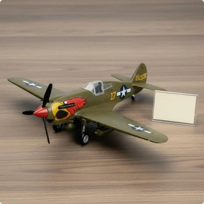 Maquette D'avion de Chasse P-40 Échelle 1/48 Maquette P-40 Assemblage sans Colle - Photo 1/4