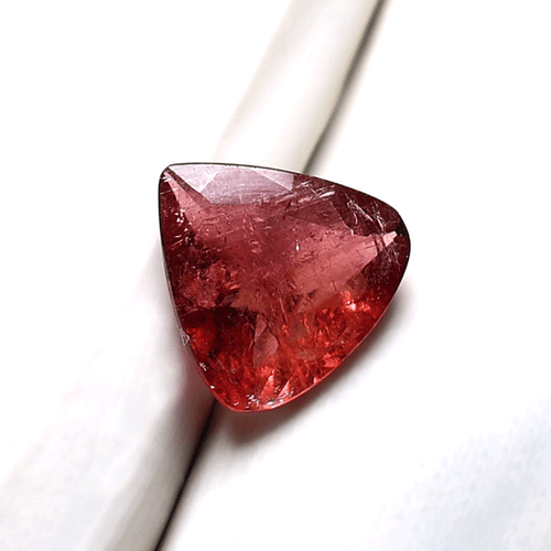 Tormalina rubellite naturale 3,59 CT 11,6 MM pera taglio sfaccettato pietra preziosa non trattata - Foto 2 di 13