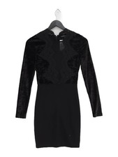 French Connection Bodycon Midi Dress UK8 in Black