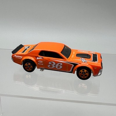 Hot Wheels '68 Mercury Cougar orange #36 HW Rennwagen Maßstab 1:64 Post Discs 7h