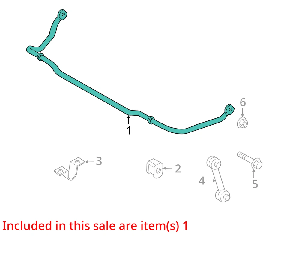 2008 Ford F350 Super Duty 4X4 Front Stabilizer Bar OEM 84K Miles - LKQ437361533 - Image 4 of 4