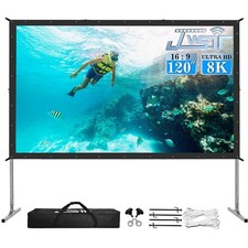 Projector Screen Outdoor,JWSIT 120 inch Outdoor Movie Screen-Upgrad... Fast Ship
