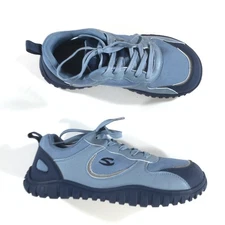 Hobibear Lace Up Sneakers EUR 43 Mens Size 10 Blue Wide Toe