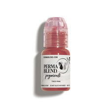 Perma Blend Tres Pink - Medium Pink Tattoo Ink for Permanent Makeup - Lip Blush