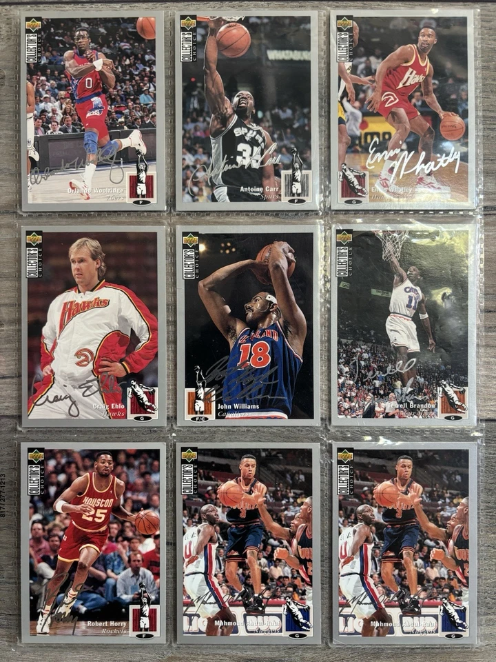 Lote de 90 tarjetas de fútbol, baloncesto, béisbol firma plateadas y doradas años 90’s Foto 3 de 4