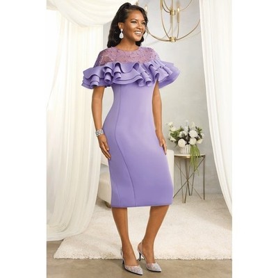 Ashro Lavender Church Dress Taniya Jacket Dress, Size 10, Lavender, Misses Ashro Lavender Church Dress Taniya Jacket Dress, Size 10, Lavender, Misses