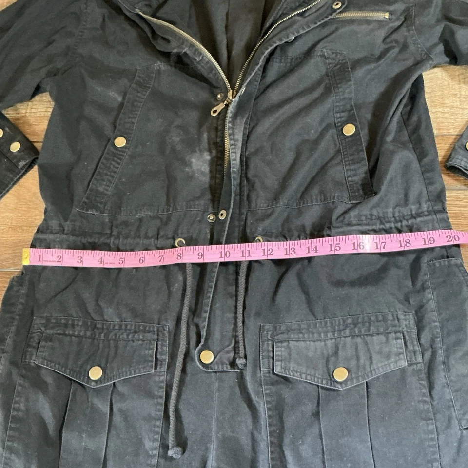 80-е ВИНТАЖНЫЙ женский комбинезон размер S - Moda International черный универсальный #24624 - Изображение 4 из 4