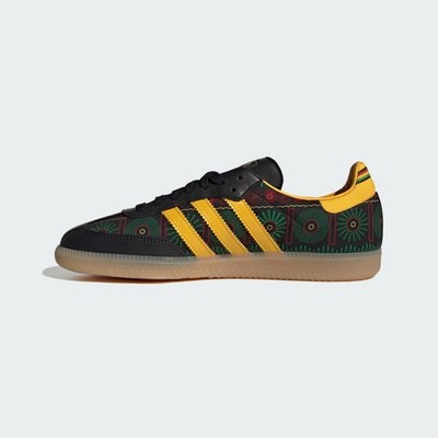 adidas Originals × Bob Marley SAMBA OG JFF KI8571 Green Yellow