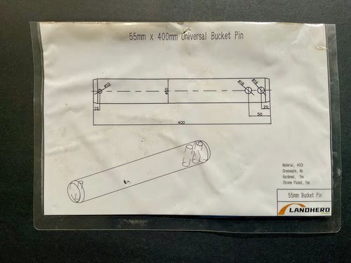 320 Excavator Bucket and Bush Linkage to Digger Arm Pins - Excavator
