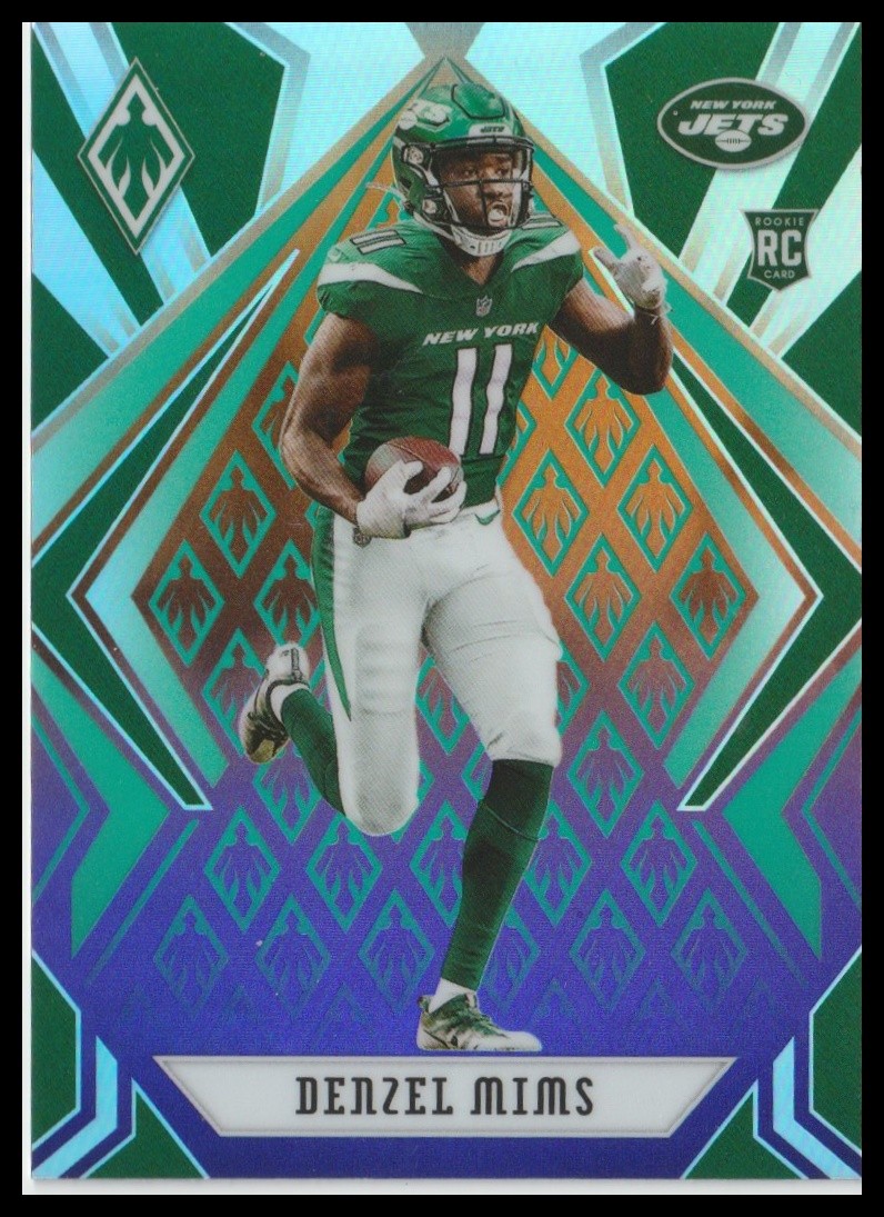 2020 Panini Phoenix #123 Denzel Mims Color Burst