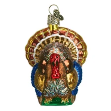 Old World Christmas TOM TURKEY (16015) Glass Ornament w/OWC Box