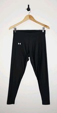 Under Armour ColdGear Leggings Compression Fit Women's Size Large Black