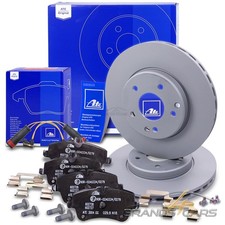 ATE BREMSSCHEIBEN +BELÄGE+KONTAKTE VORNE FÜR MERCEDES C-KLASSE W203 CLK C209 SLK ATE BREMSSCHEIBEN +BELÄGE+KONTAKTE VORNE FÜR MERCEDES C-KLASSE W203 CLK C209 SLK