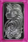 Rare 1980'S Pamp 1 OZ Silver Art Bar Suisse in Capsule Guaranteed Genuine B98