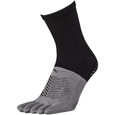 [Mizuno] Soccer Wear Zero Glide Short Socks 5 Fingers Grip P2MX2510 Black 25-27c