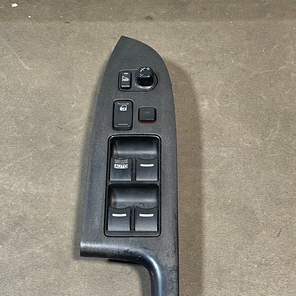 Honda Accord Acura TSX 2003-2007 conductor maestro ventana eléctrica interruptor bisel carbono Foto 2 de 4