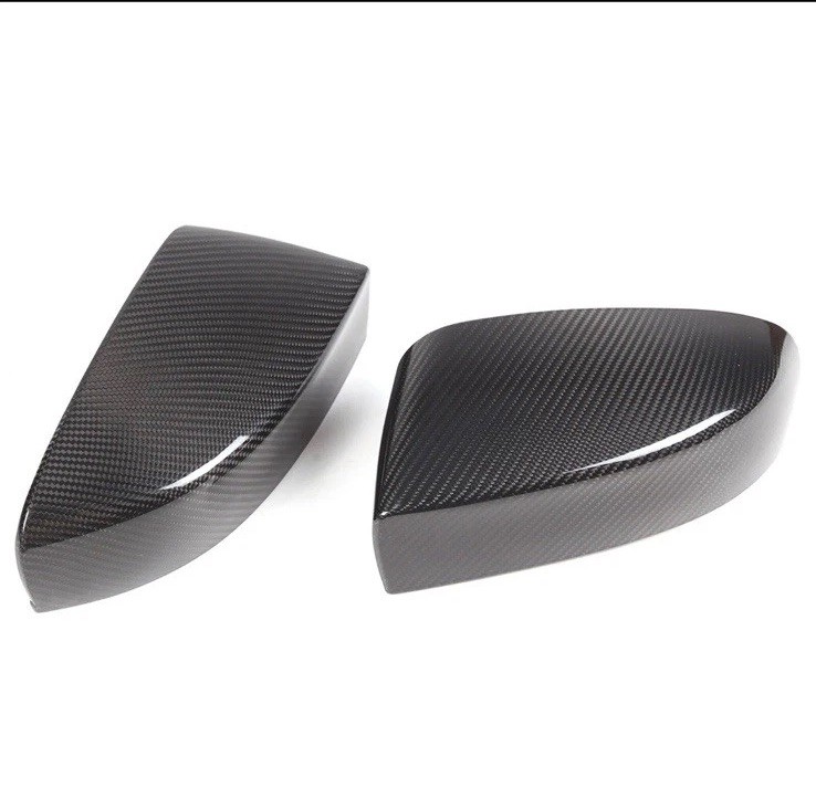 Carbon Fiber Side Mirror Cover Trim For Maserati Ghibli Quattroporte 17+