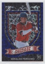 2021 Panini Chronicles Crusade Blue Velocity Prizm Geraldo Perdomo #8 4l3