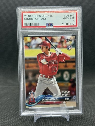 2018 Topps Update Shohei Ohtani Rookie RC #US285 PSA 10 - Los Angeles