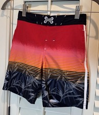 Wonder Nation Swim Shorts Trunk Quick Dry UPF 50 Size S 6-7  New