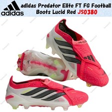 adidas Predator Elite FT FG Football Boots Lucid Red JS0380 Men's Size