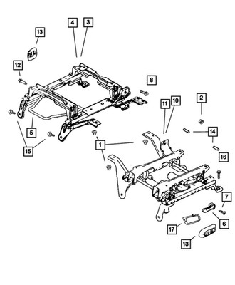 Genuine Mopar Seat Bolt 5086165AA