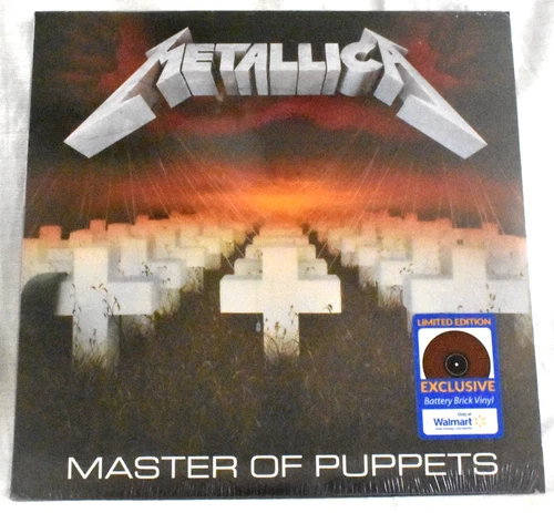 METALLICA - MASTER OF PUPPETS - WALMART EXCLUSIVE COLORED VINYL - NEW SEALED