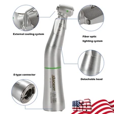 SANDENT LED Dental Electric Handpiece 20:1 Contra Angle Fiber Optic External