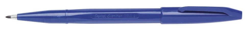 Pentel Sign Pen Filzstift blau, 1 St.