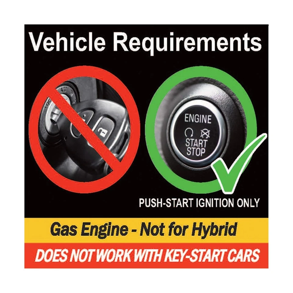 Remote Start Kit for Toyota Highlander 2014-2019 - Plug and Play, Push to Start — 第 2/4 张图片