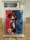 SkyBox 1996-97 Premium Allen Iverson Rookie Autographed #216 BGS 76ers Auto 10