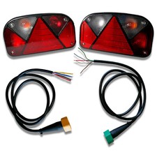 Aspöck Rückleuchtenset Multipoint 2 NSL 1m Kabel Stecker Rücklicht Beleuchtung