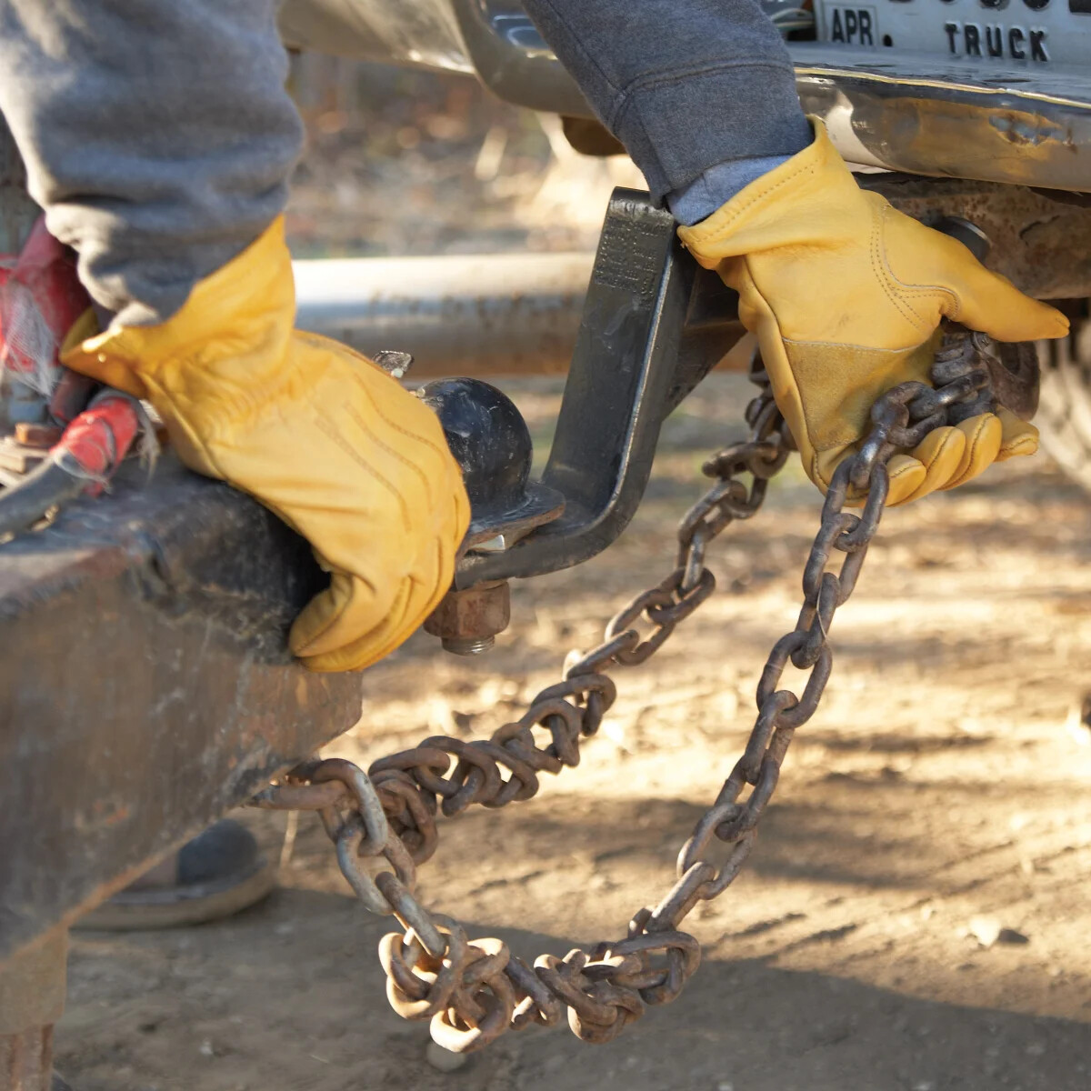 6 pair Wells Lamont Men's Leather Work Gloves 100% Cowhide Leather