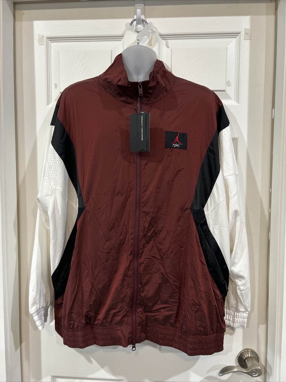 SACAI X NIKE Giacca a vento Nike Air Jordan uomo XXL Y2K Boxy Hip Hop DMC colorblock