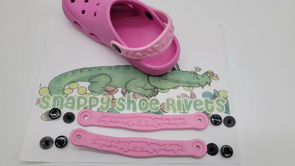 STRAPS THAT ARE KID SIZE FOR CROC WITH RIVETS