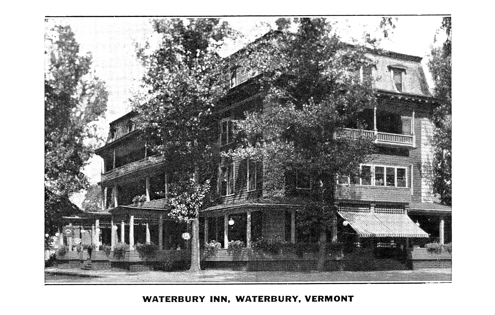 Waterbury VT The Waterbury Inn", Postcard eBay