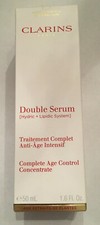 Clarins Double Serum- Complete Age Control Concentrate - 1.6fl. oz - New
