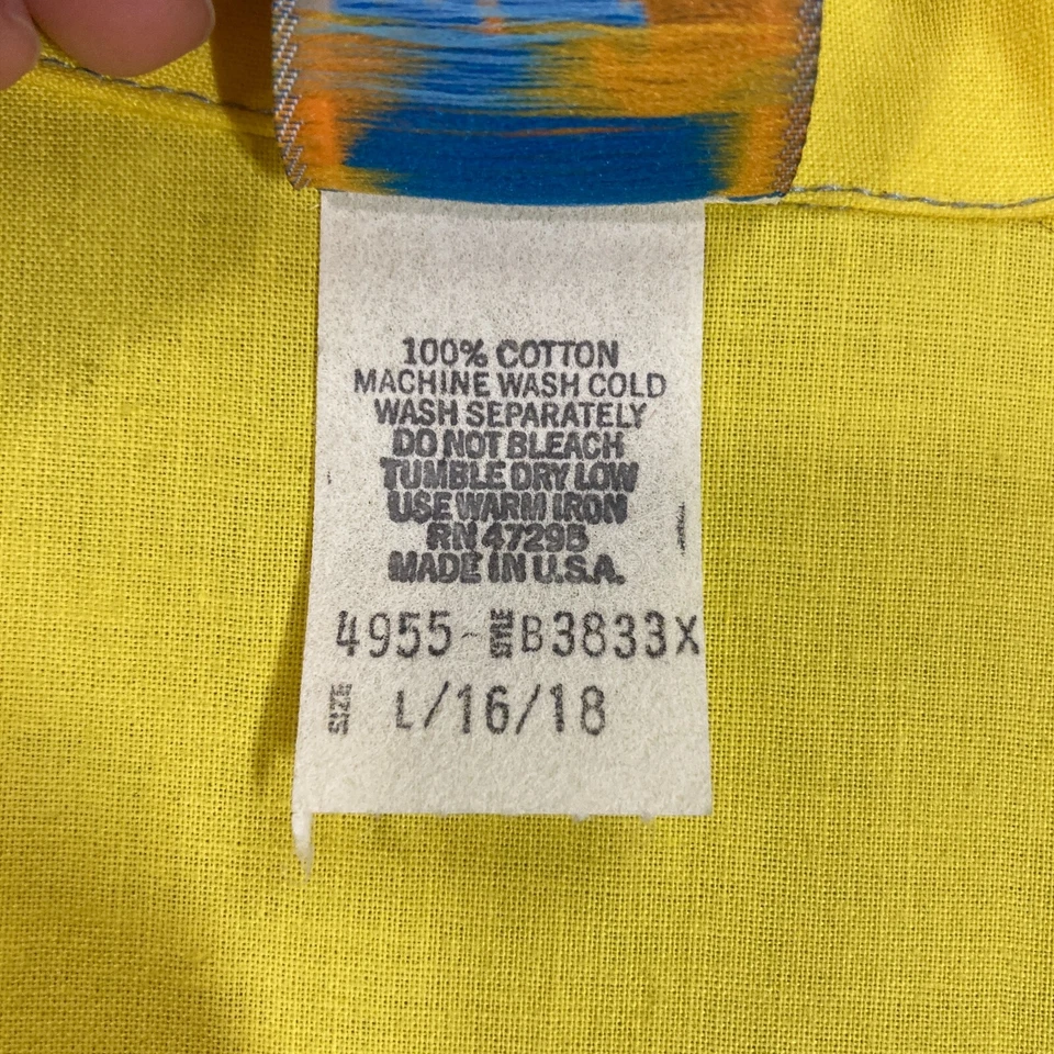 Camisa Top Vintage Años 80 90 Colorblock Mujer S Bloque de Color Geométrico Niños L 16/18 Foto 4 de 4