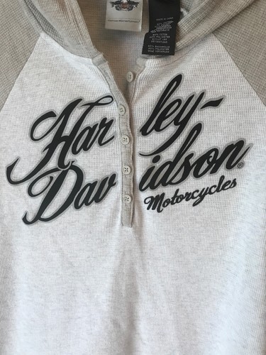 Camicia a maniche lunghe Harley Davidson con cappuccio taglia medio adulto - Foto 4 di 12