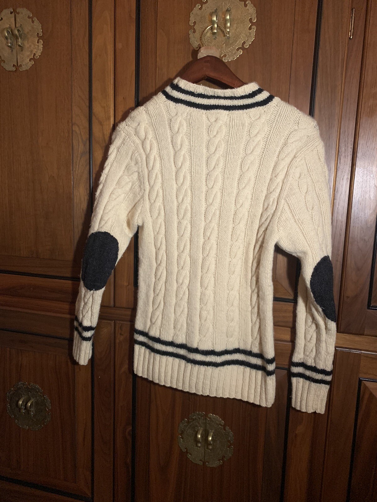 Rare Vintage polo ralph lauren hand knit sweater Fits Like A Small image 4