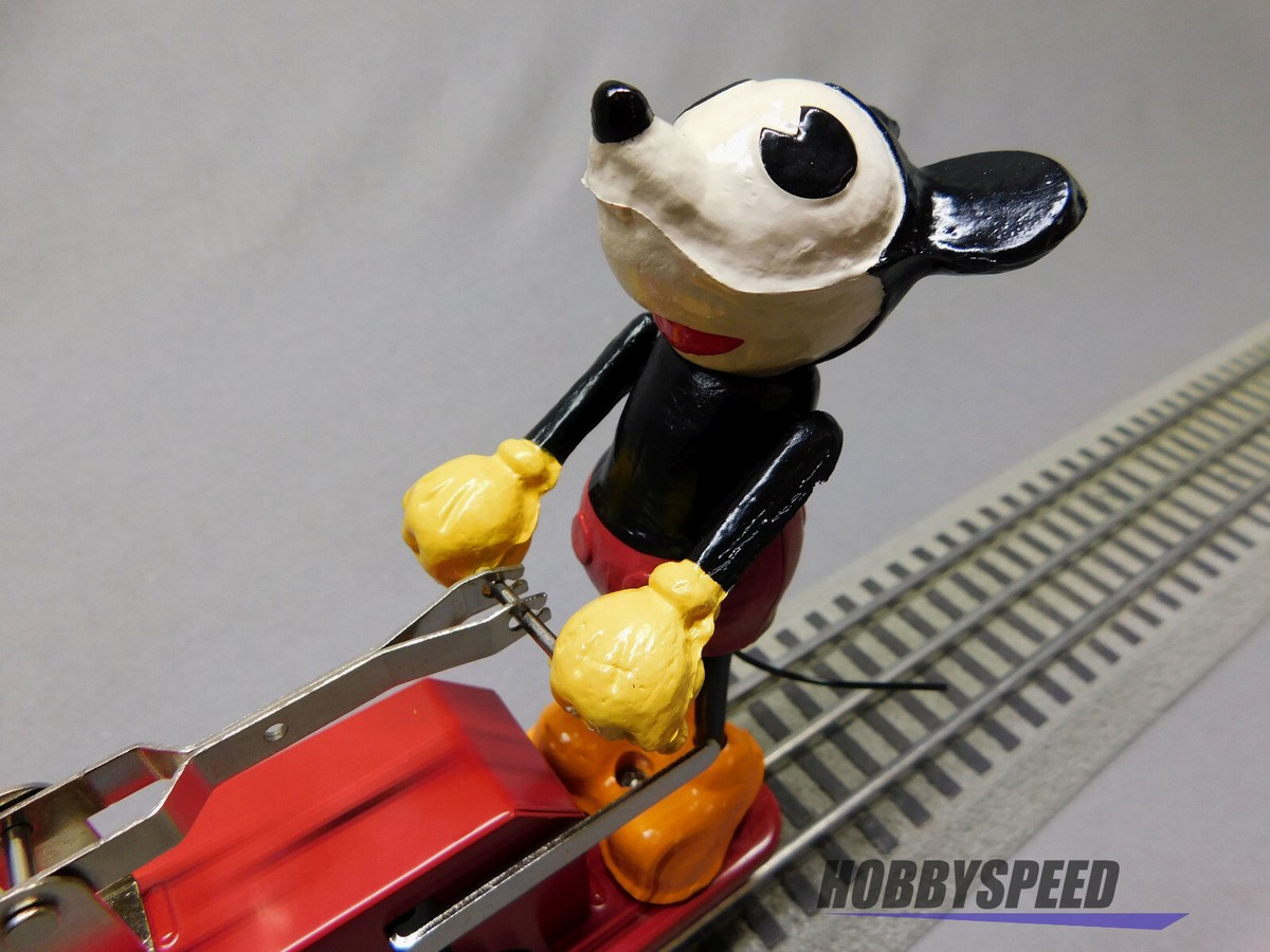 LIONEL DISNEY 100TH MICKEY MOUSE HANDCAR O GAUGE limited