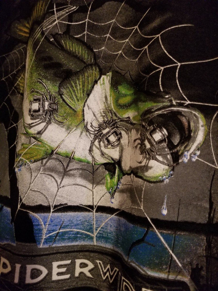 VTG SpiderWire Fishing Line T-shirt Outdoor Angler