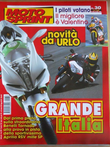 Motosprint Nr. 30 1999 Valentino Rossi - Test BMW R 1150 GS Benelli Tornado [P74]