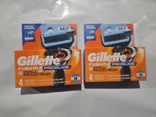Gillette Proglide Chill 2 - 4 refill cartridges Packs Total 8 Cartridge Free S&H