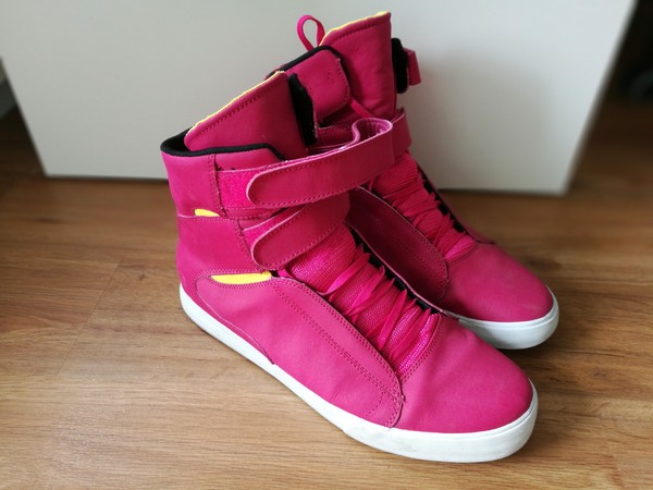 Supra TK Society II rosa, US 14, UK 13, EU 48.5, JP 32, skate sneakers S34184