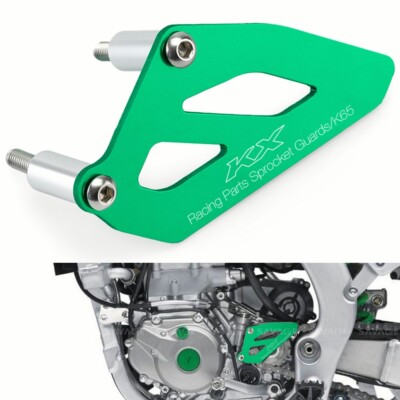 Silver Front Sprocket Guard / Chain Cover For Kawasaki KX250, KX250F & KX450F (2006-2019)